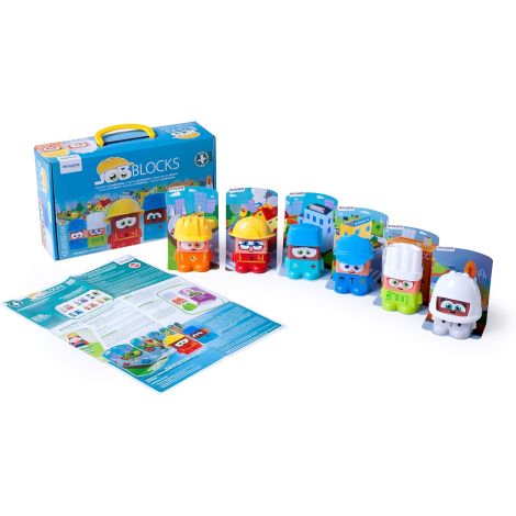 Joc educativ de construit Profesiile, Miniland 32340 - imagine 13